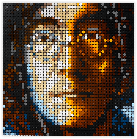 Lego beatles hot sale art