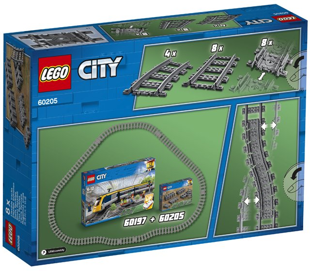 Cilia Onbepaald tij LEGO City Rechte en Gebogen Rails (LEGO 60205) | 5702016199055 | BRICKshop  - LEGO en DUPLO specialist