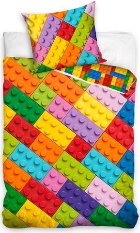 Toepassen Bevriezen achter Dekbedovertrek Bricks Multicolor | 5902689470929 | BRICKshop - LEGO en  DUPLO specialist