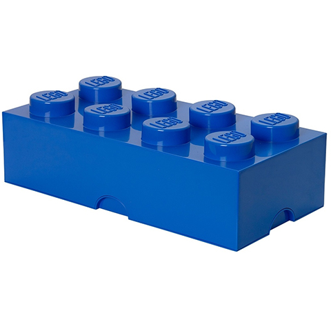 Situatie Efficiënt hoofdonderwijzer LEGO Opbergbox 8 BLAUW | 5706773400416 | BRICKshop - LEGO en DUPLO  specialist