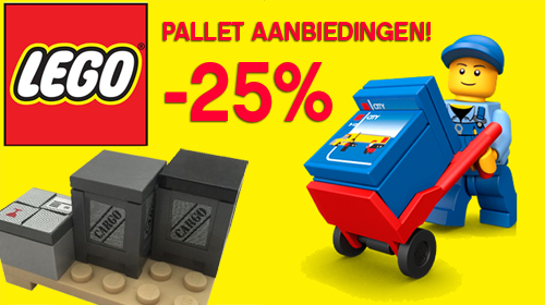 straffen rivaal geweten LEGO Pallet Aanbiedingen - 25% Korting! - LEGO en DUPLO specialist